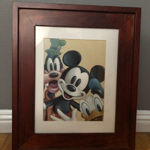 Donald, Mickey, and Goofy Collectable Picture